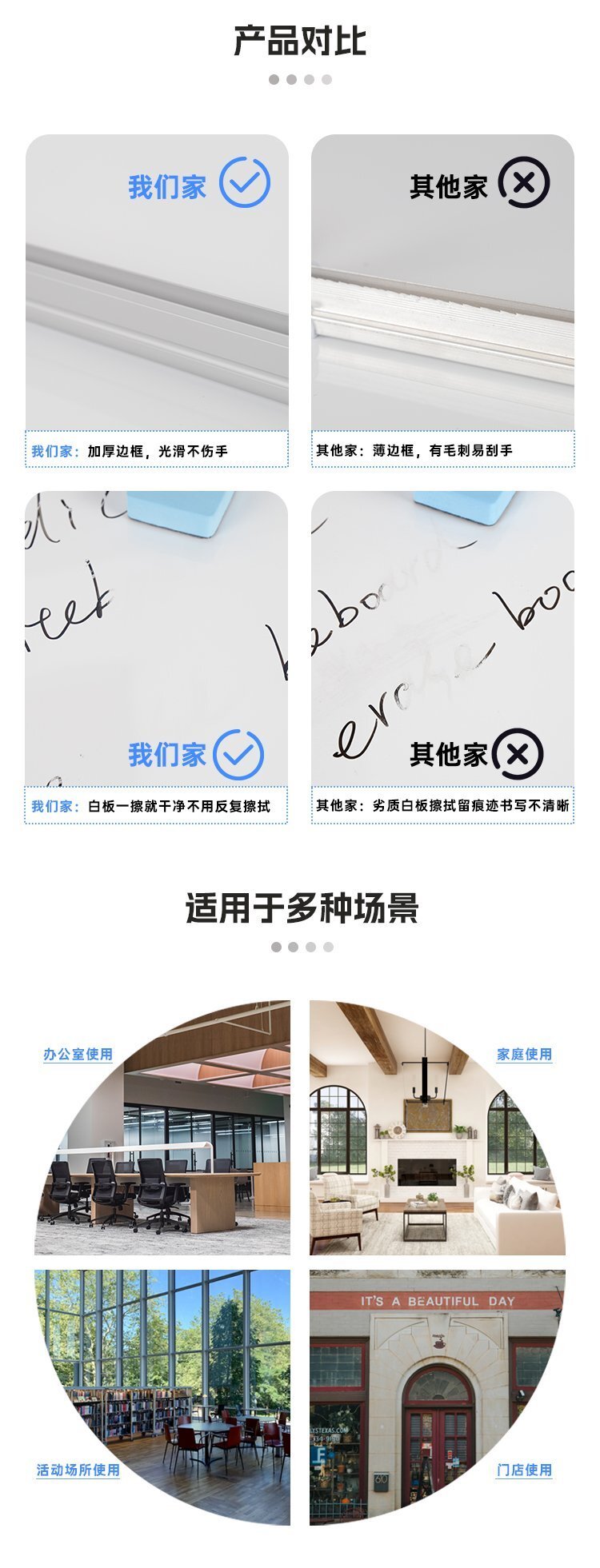 M83帶筆夾紙夾三腳支架白板產品介紹 M83帶筆夾紙夾三腳支架白板產品介紹